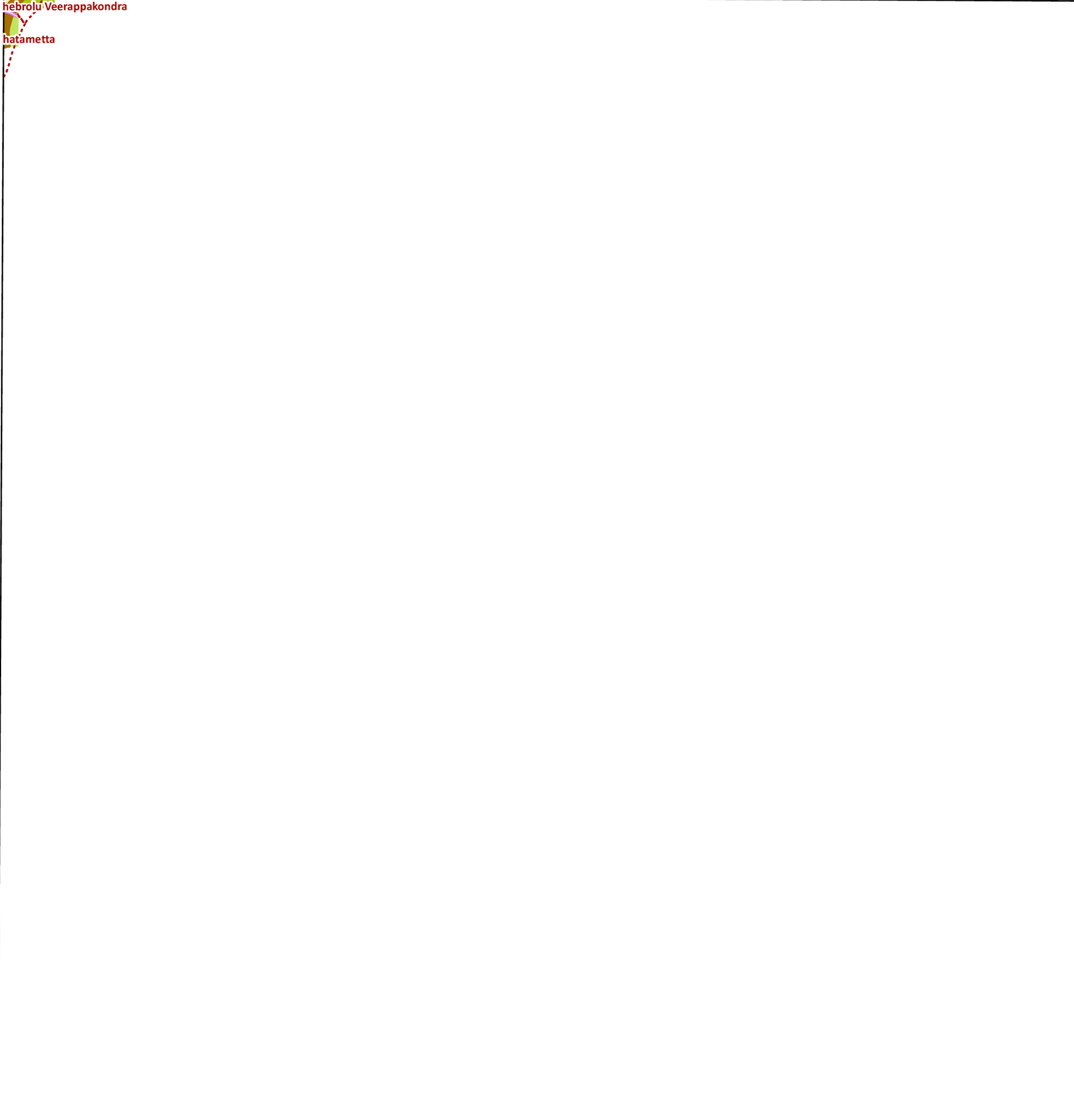 Storm surge inundation map for cyclone with wind speed 